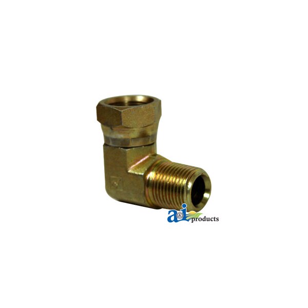90 Degree Female NPT Swivel X Male NPT Adapter 3.75 x4 x2